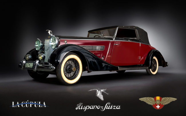 Hispano Suiza 7 coche antiguo old car hotel hispano 7 suiza entrada